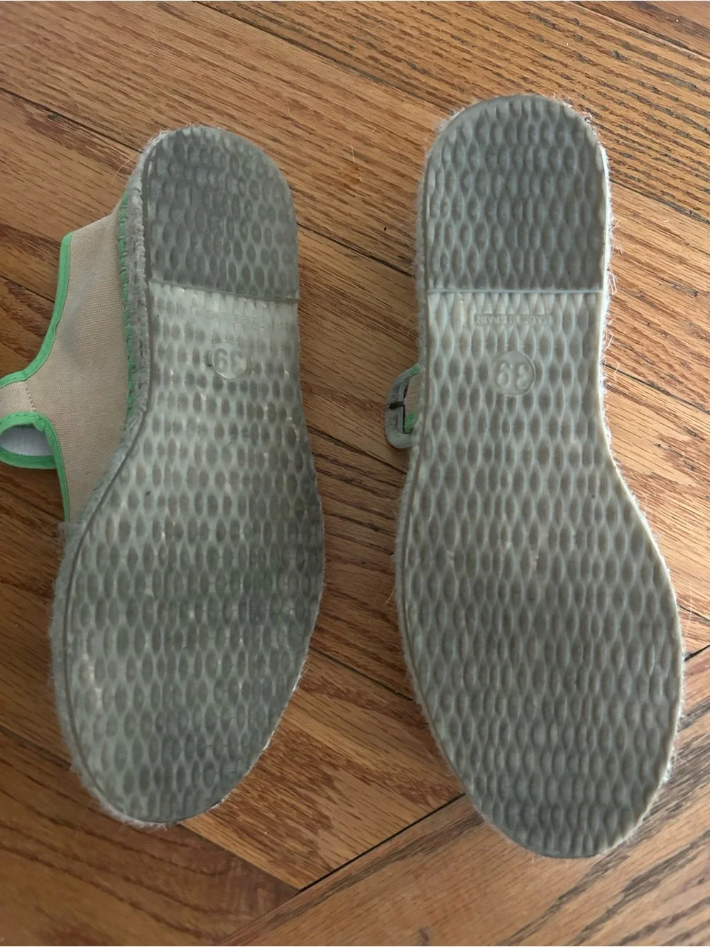 Free People Surfside 2.0 Mary Jane Espadrille Shoes - Salted Lime